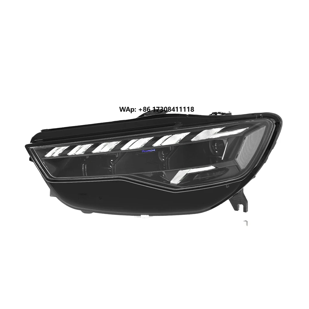 

Автомобильные передние фары (комплект) для Audi A6/A6L C7/C7.5 2016-2018 годов, обновленные светодиодные фары в стиле Horch с линзами-проекторами