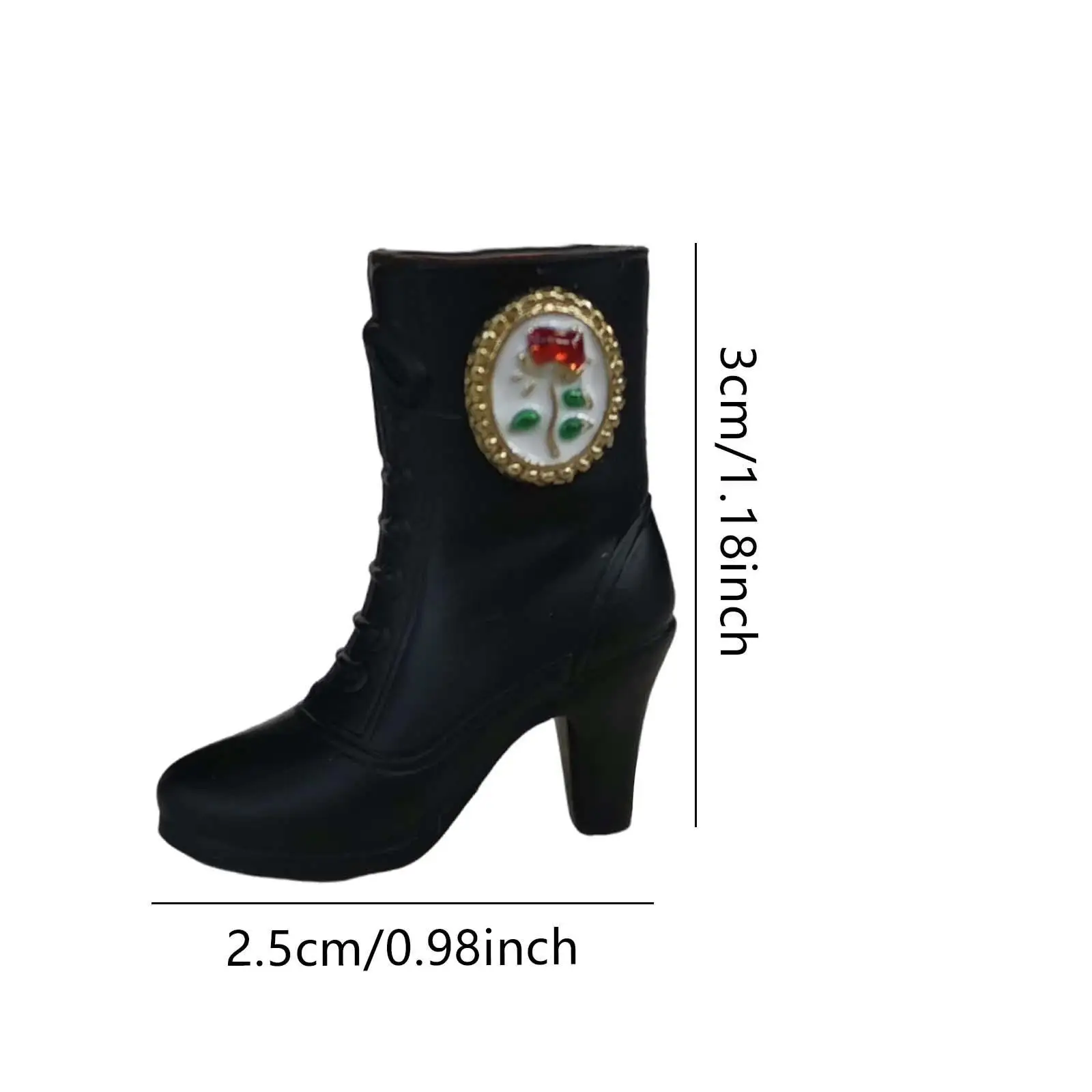 1/6 Scale Female Figure Boots Mini Fashion Action Figure Shoes High Heel Shoes