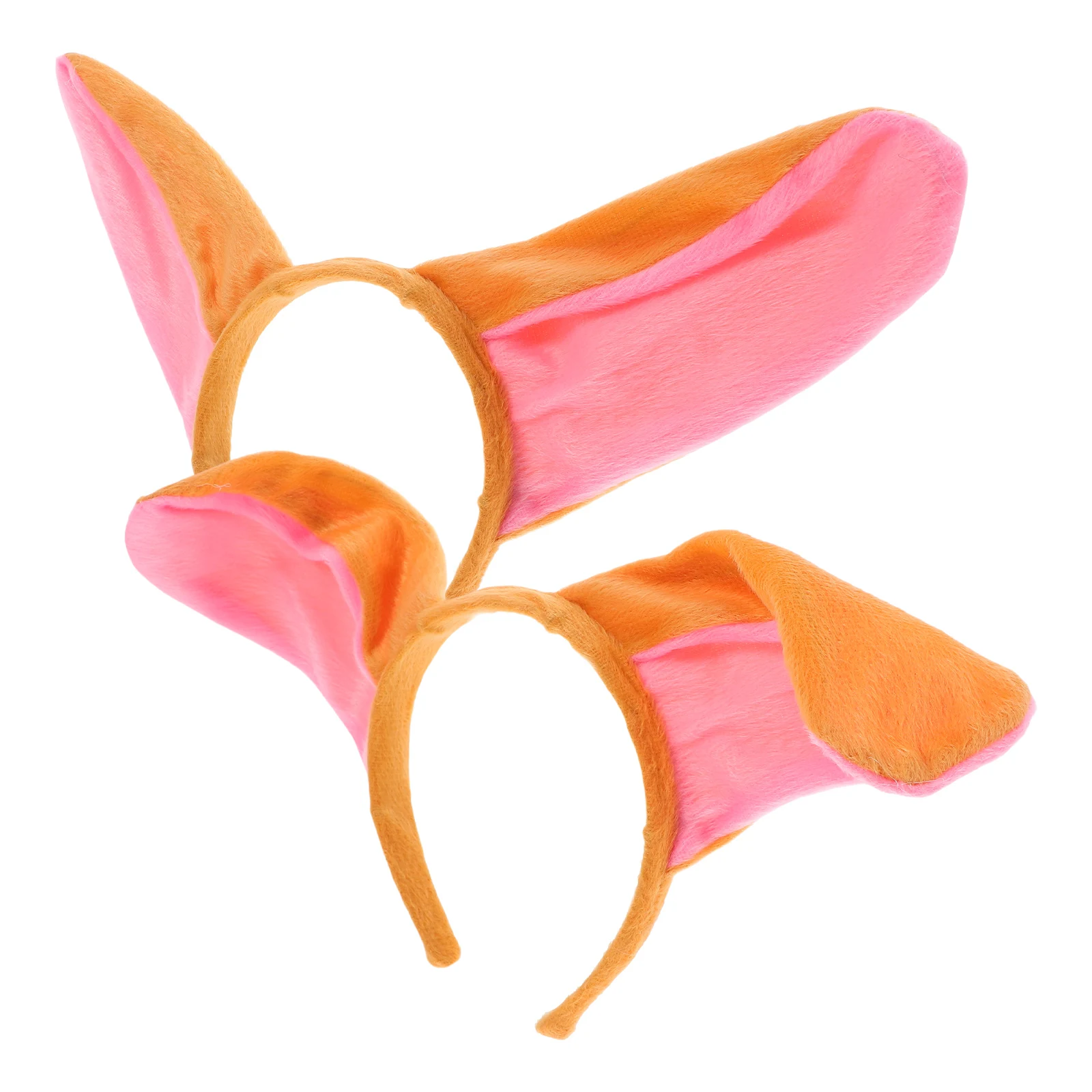 

2 Pcs Big Ear 's Animal Hairband The Animals Iron Wire Cute Donkey Headband