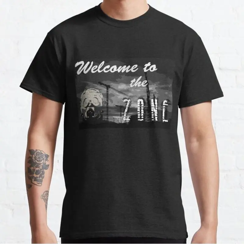 S.T.A.L.K.E.R Shadow Of Chernobyl Game T‑Shirt Gamer Gift Unisex Short Sleeve Tees Stalker Post‑Apocalyptic Graphic Streetwear