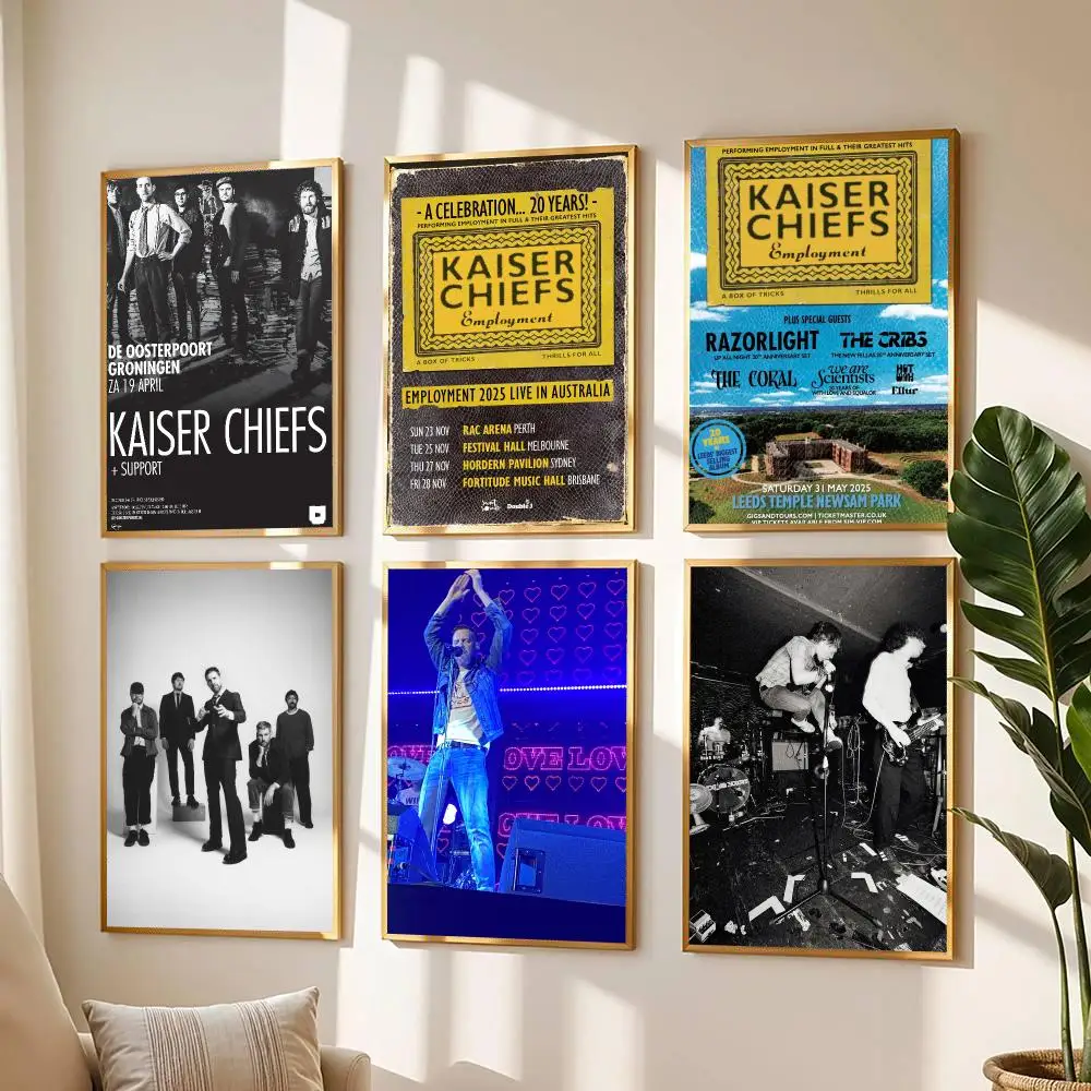 band K-Kaiser Chiefs-S Painting Calligraphy Boho Botanical Decor for Living Room  Elegant Home Style