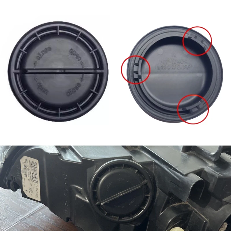 Car Headlight Rear Seal Cap Head Lamp Back Protective Dust Cover Lid For BMW 5-Series F07 F10 F11 X5 X6 Z4 E53 E70 E71 E89