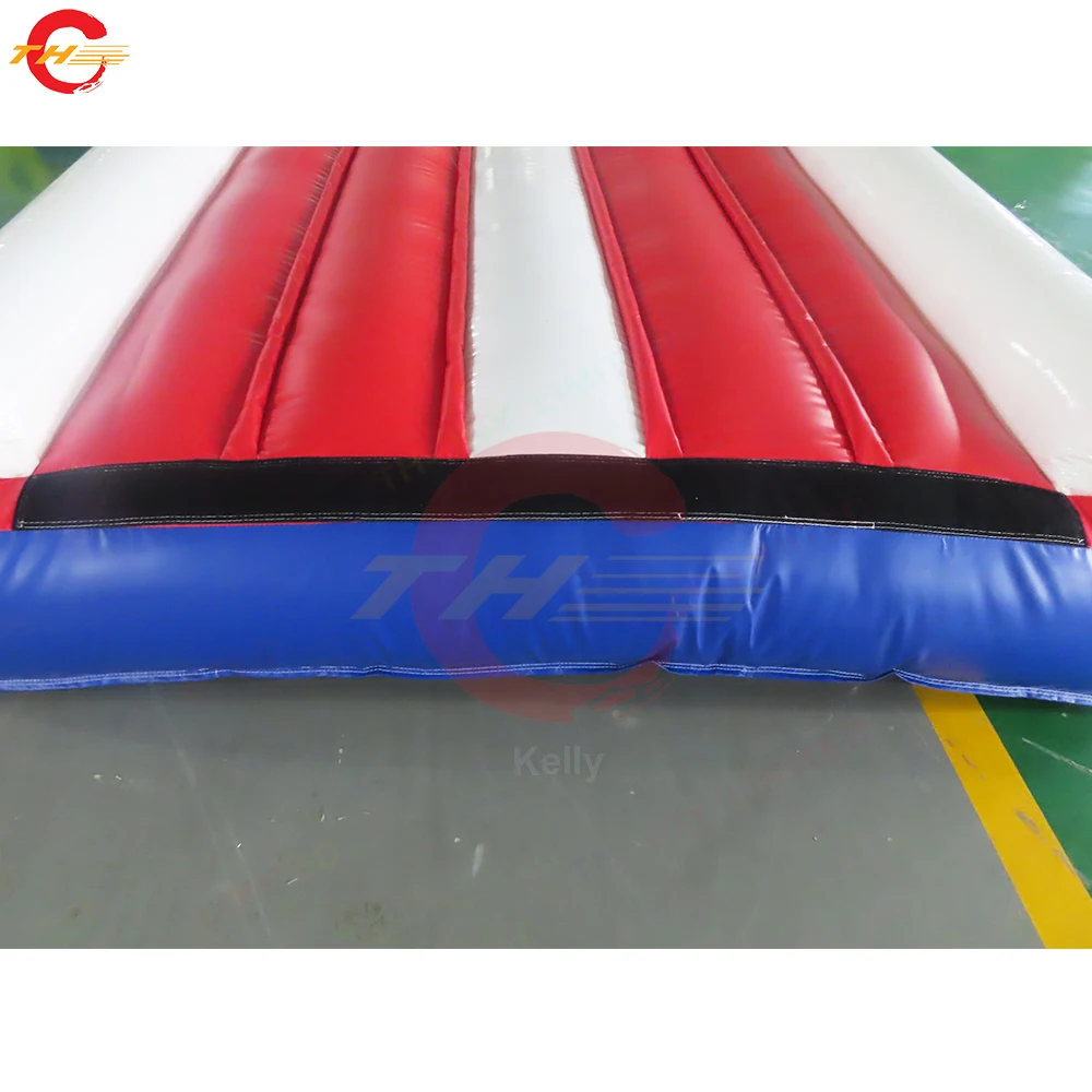 Schnelle Lieferung 6x2m Aufblasbare Airtrack Tumbling Gym Matte PVC Plane Air Track Für Gymnastik