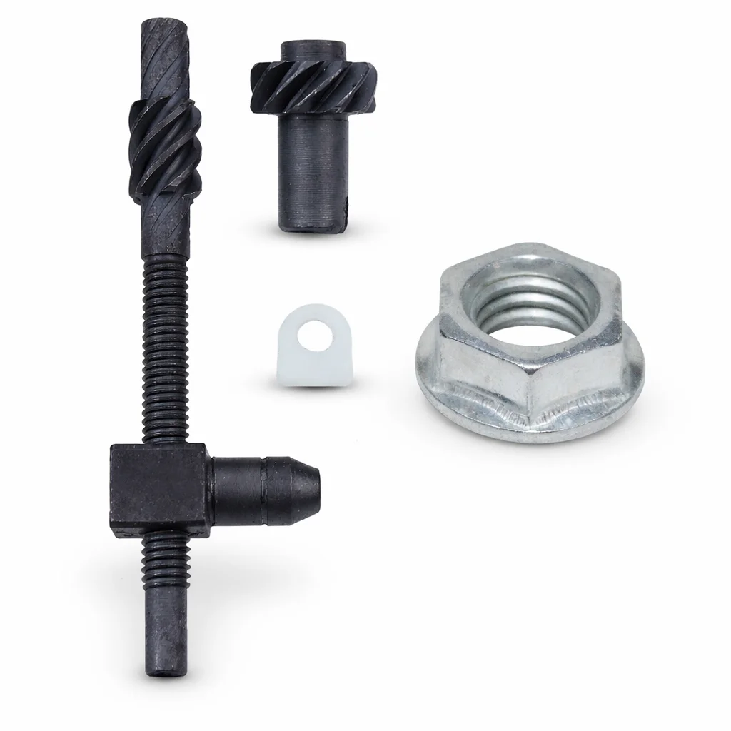 Chain Tensioner Kit Replacement for Husqvarna 550 XPR Mark II, Includes Screw Adjuster Bar Nut, OEM 575260403 Chainsaw Parts
