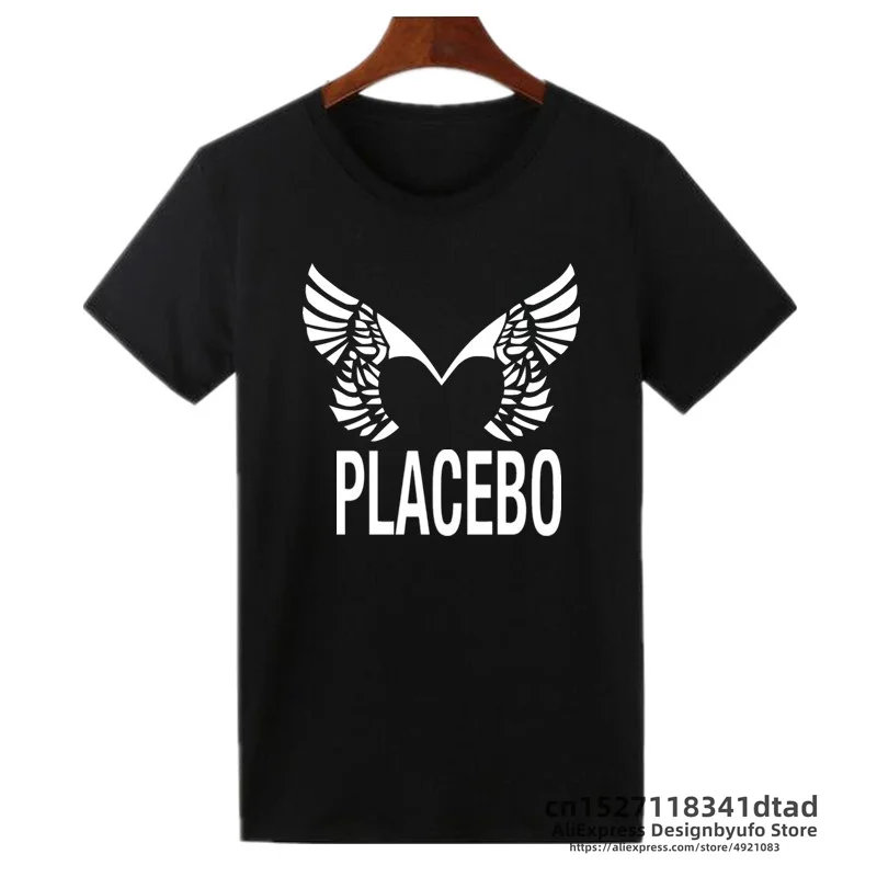 Placebo Letters Print T-Shirt Women Short Sleeve Hispter Rock Funny T Shirts Casual Summer Tee Shirt Femme Camiseta