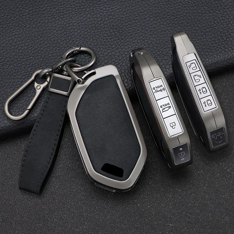 

5/6/7/8/9 Buttons For Kia Car Key Case Cover Shell Remote Key Fob Picanto Sorento MQ4 Carnival KA4 K5 Carens Zinc Alloy Silicone