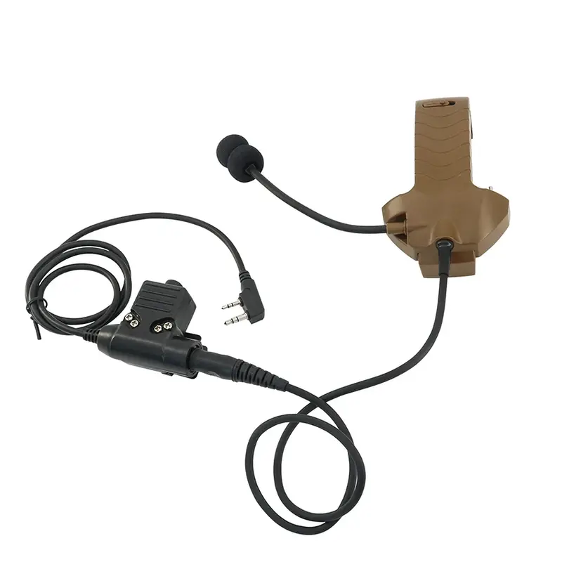 Tactical Headset Adapter External Microphone Kit for Walker's Razor Hearing Protection Electronic Shooting Earmuffs with U94 Ptt - Image 8