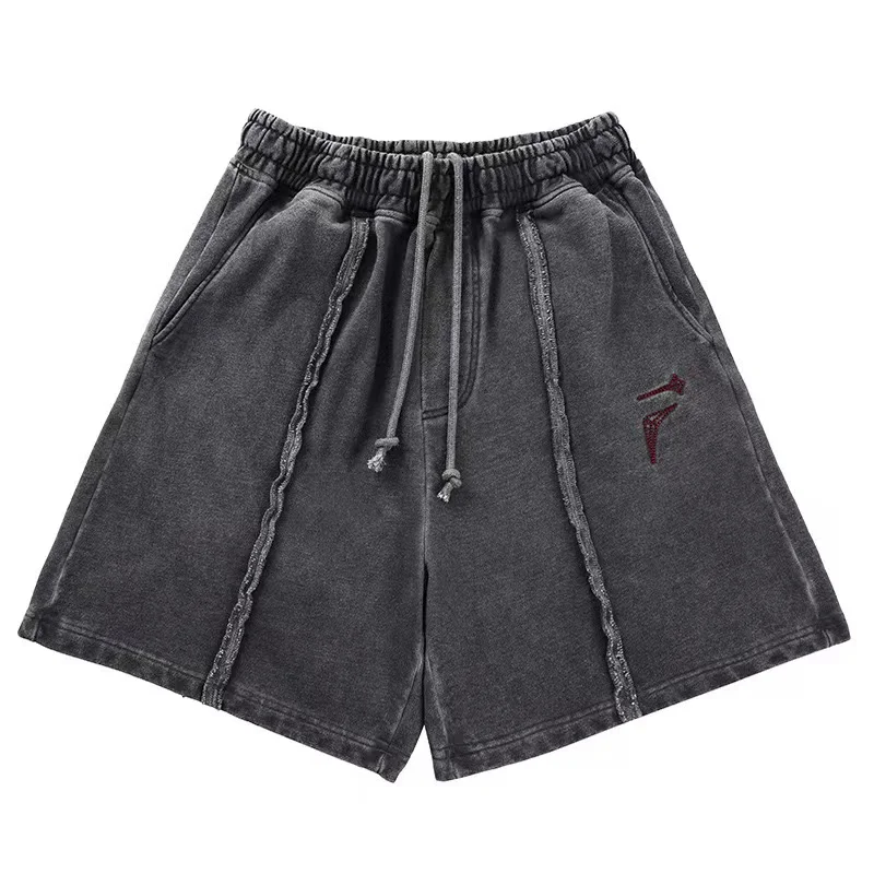 Gestikte Sport-Casual Shorts