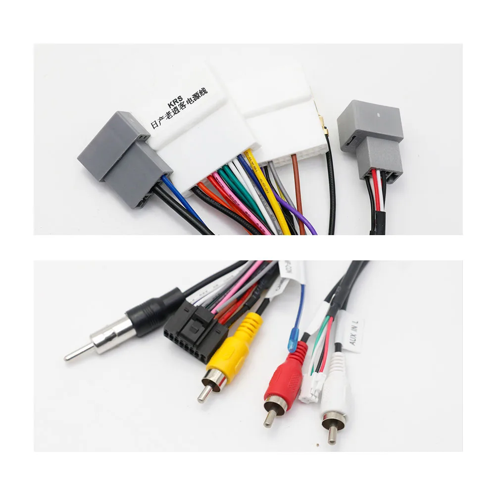 For 2009 Car Android Multimedia Cable Adapter For Nissan Qashqai J10