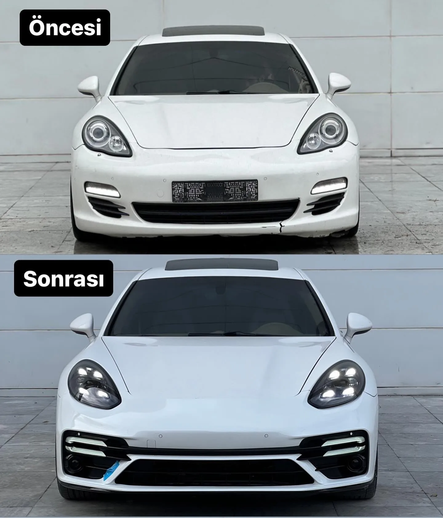 Kit carrozzeria auto Fanale posteriore surround paraurti anteriore posteriore per Porsche Panamera