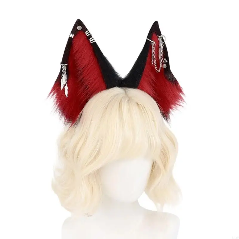 y3ne plush Animal Ear Headbands for Assion Coste Mostime Party Association Associat