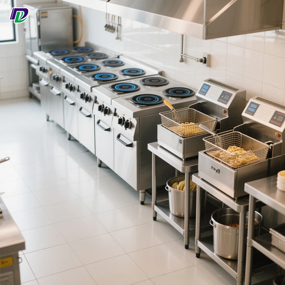 

Полный набор растворов Коммерческий ресторан Кухня Машина Фаст-фуд Оборудование для общественного питания