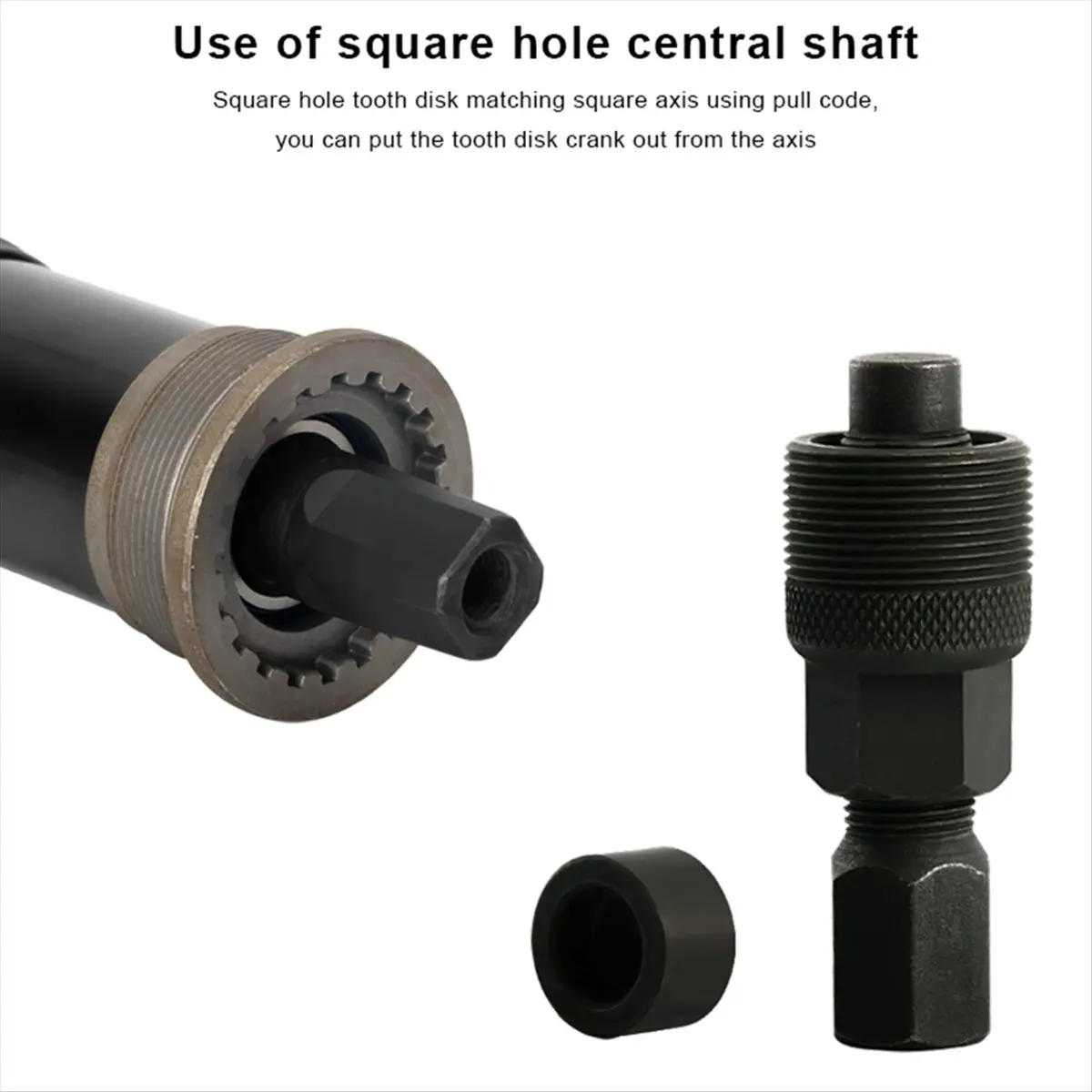 ●Bicycle Crank Extractor Puller Remover Mountain Bike Crank Arm Removal Tool for Road Cycling Crankset Repair Tools