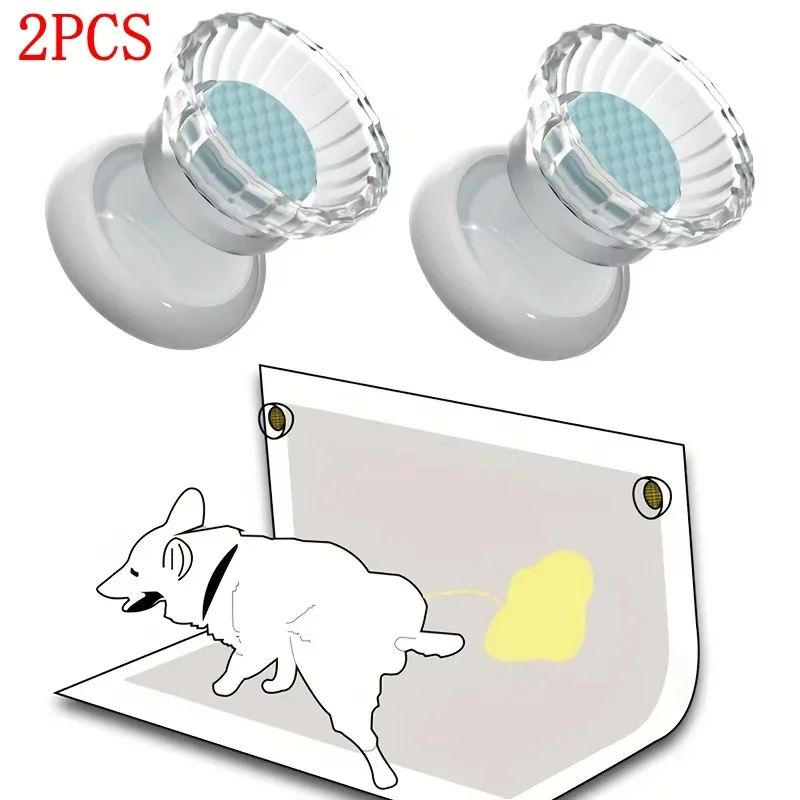 2-4 Stück Hunde-Urinpad-Halter mit Magnetverschluss, Einfache Hundetoilette, Urinabsorptionspad mit Fixierungsschnalle, Wiederverwendbar und Tragbar