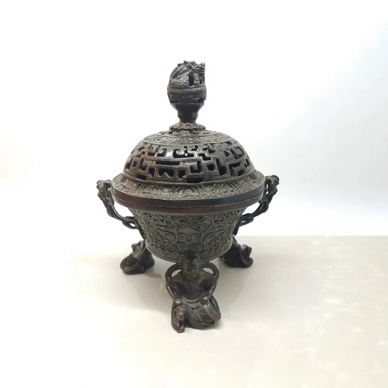 Vajra Buddha , Household Bronze Incense , Aromatherapy Burner, Decorative Craft