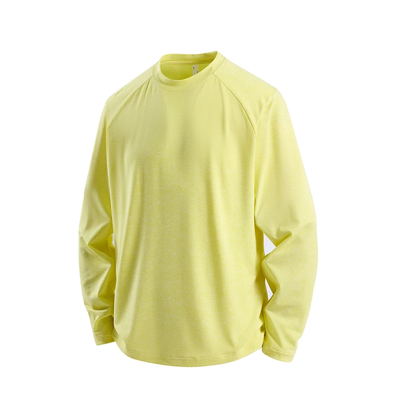 

Cationic Heat-Blocking (40%) Crewneck Tee | 88% Polyester 11.2% Spandex, Quick-Dry Anti-Odor, Heavyweight Unisex Top Outerwear