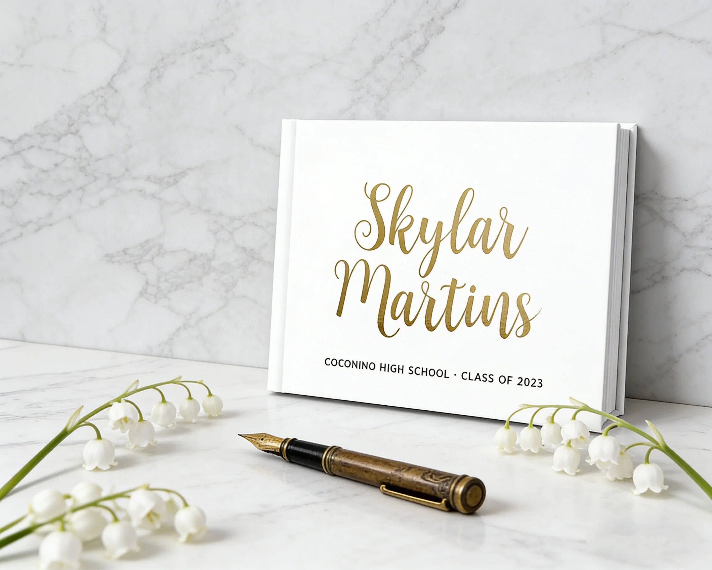 

Graduation Party Guest Book | High School Graduation Gift for Graduates, Classmates Signature Photo Album for Well Wishes