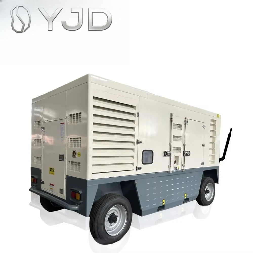 Customized Project Silent Trailer Mounted 3 Phase 400kva diesel Generator with Wheels pekins Engine 2206C-E13TAG3