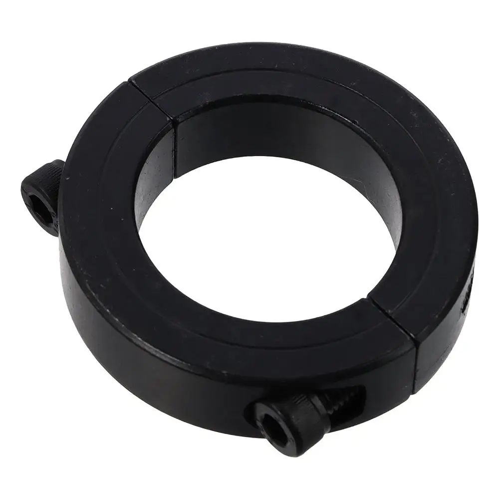 Shaft Collar 1.57 Inch Bore Double Split Carbon Steel Clamping Collar Shaft Collars with Set Screw Black