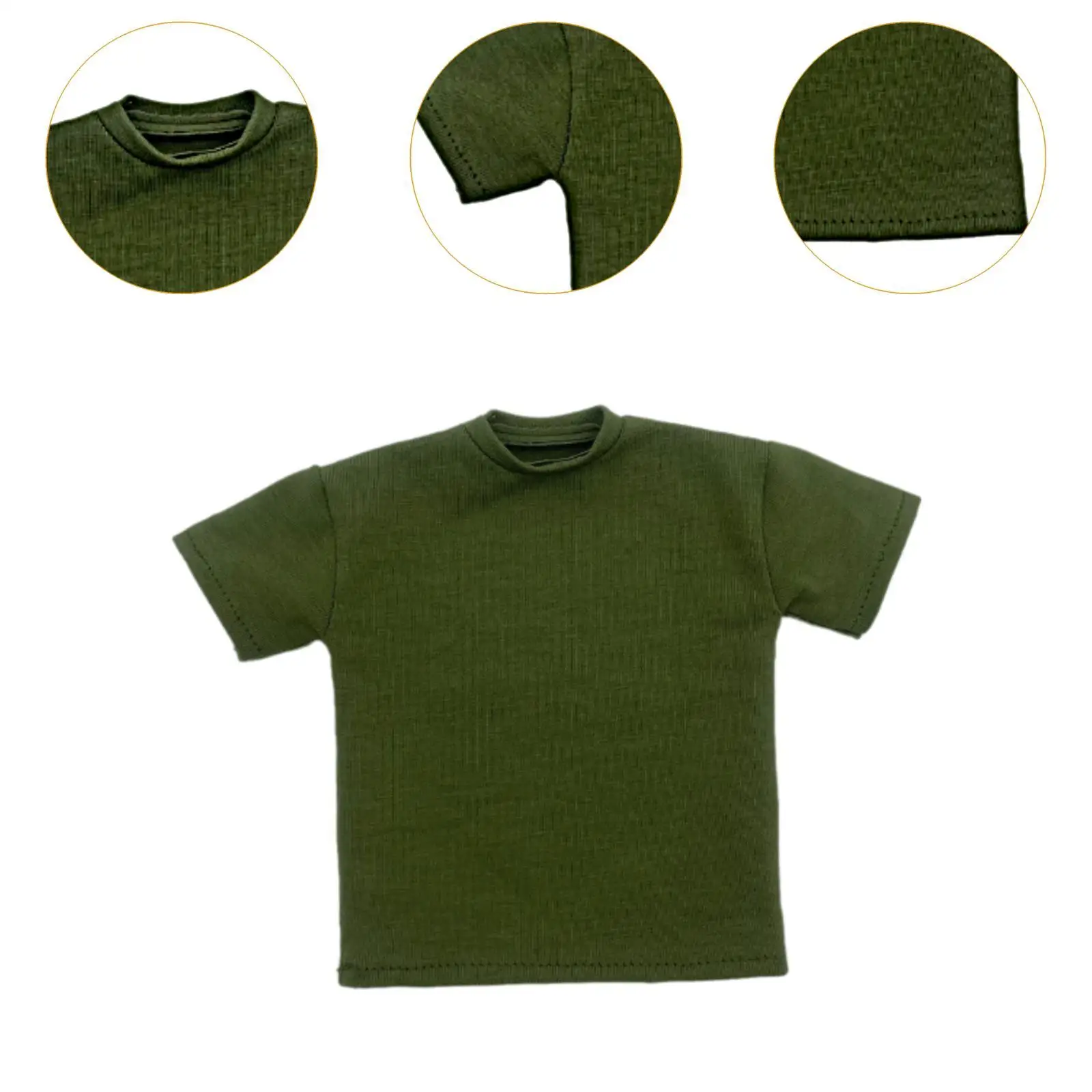 1/6 Scale Male T Shirt Cloth Easy to Use Convenient Handmade Doll Clothes Costume Accessory Figures Costume for 12" Figures Body