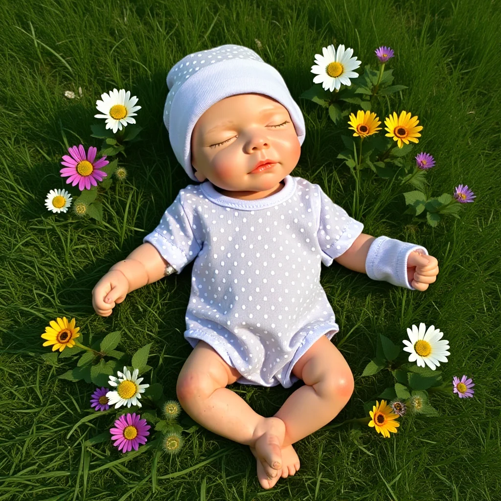 

10 Inch Sam Silicone Reborn Doll Handmade Bebe Girl 3D Painted Newborn Doll For Children Gifts