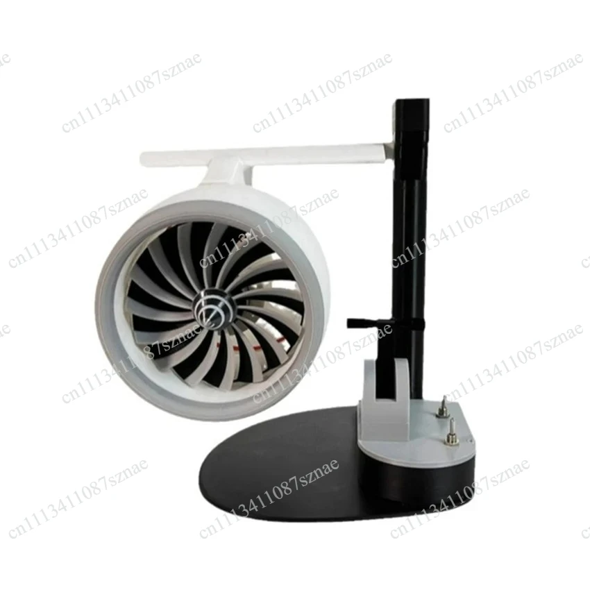 

High-Performance Turbofan Desktop Fan with Adjustable Speed, Modern Turbo Engine Model for Creative Desktop Decor
