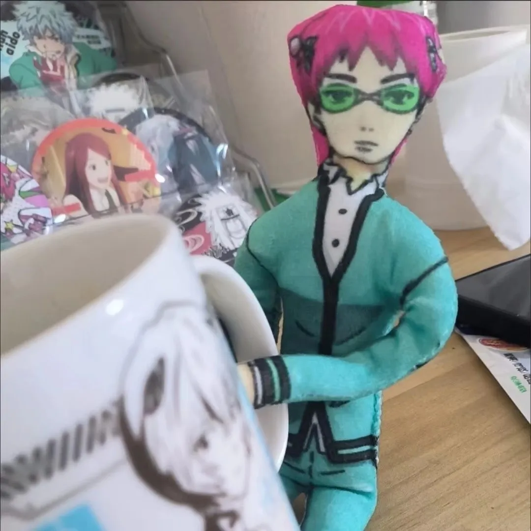The Disastrous Life of Saiki K Saiki Kusuo Cosplay Cotton Doll Anime Twistable Shape Abstract Dolls Gifts