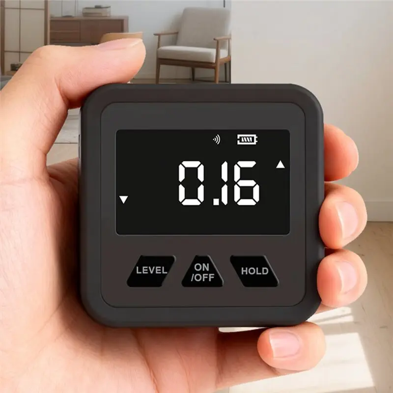 صندوق مشطوف لمقياس الميل منقلة إلكترونية مع مكتشف زاوية إلكتروني بإضاءة خلفية، #6