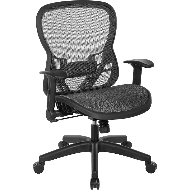 Mesh Back and Seat, Synchro Tilt Control, Adjustable Tilt Tension, Lumbar Support and Flip Arms Office Chair