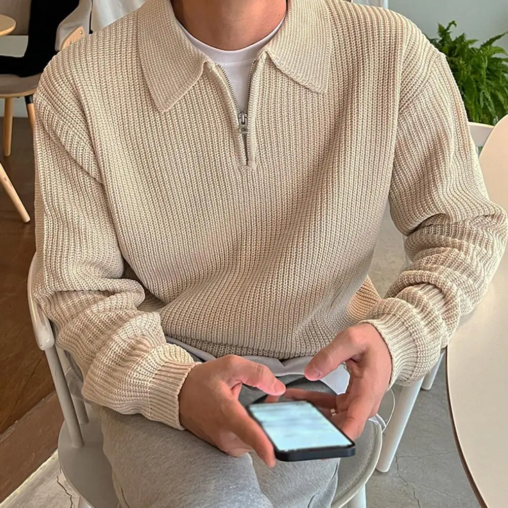 

Мужской свитер с длинным рукавом, подходящий как майка, изготовленный на тепло