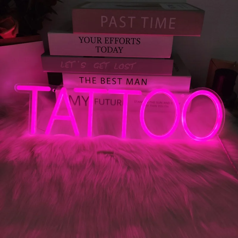 Tattoo Neon Sign LED Neon Signs for Wall Decor Artistic Studio Wall Art Led Neon Light for Tattoo Shop Beauty Salon Decoration