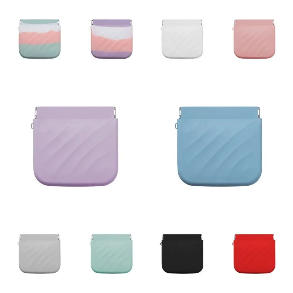 Portable Silicone Mini Cosmetic Bag Makeup Bag Travel Supplies Coin Purse Self-closing Storage Bag Coin Bag Travel