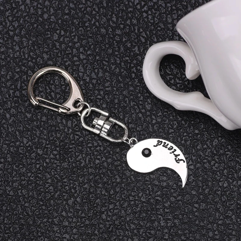 Fashion Yin Yang Tai Chi Keychains for Women Simple Accessories Pendant BFF Cute Landyards Party Jewelry Gift Free Shipping 2024