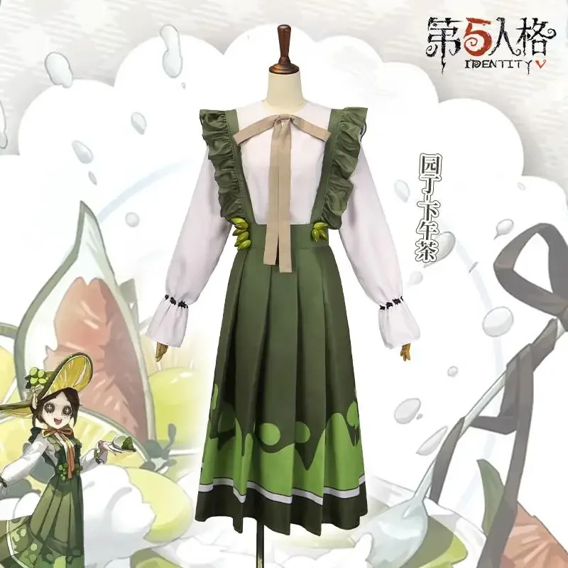 

Gardener Эмма Вудс Платье Лолиты Косплей Костюм Игра Identity V Sweet Manor Шляпа Реквизит Аксессуары для Хэллоуина Карнавал