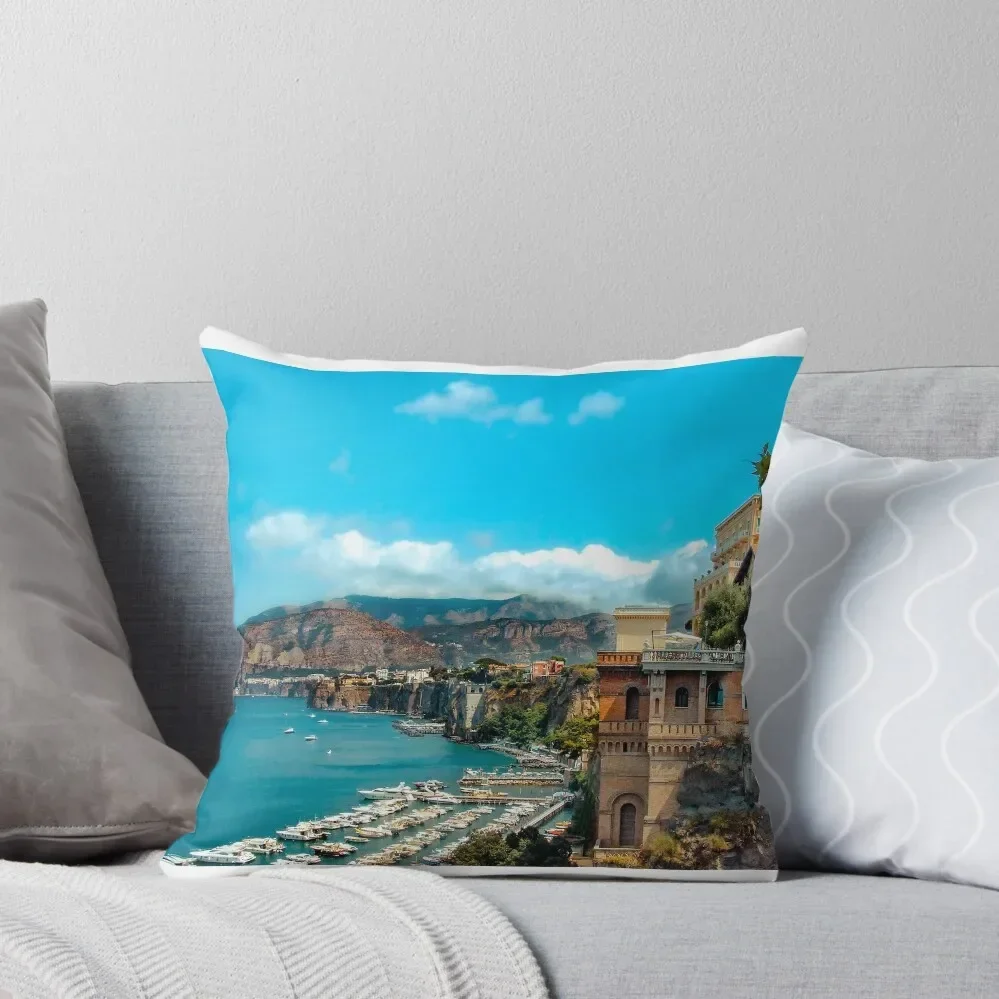 Capri Italy, Ocean Views Throw Pillow Bed pillowcases Decorative pillow case Sofa Cushions pillow