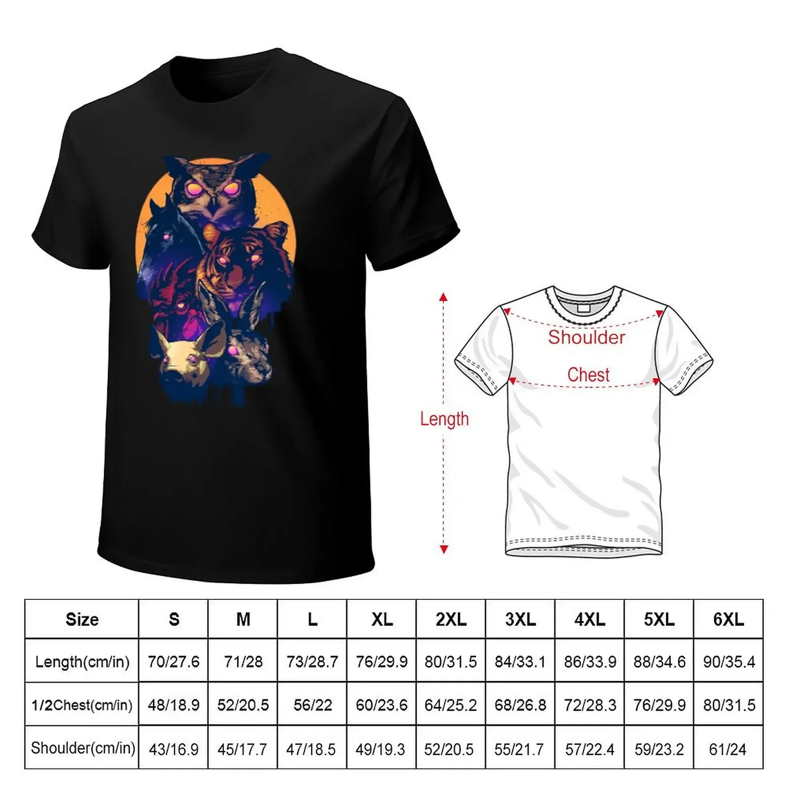 Trials of the Blood Dragon - Miami World T-Shirt Aesthetic clothing Short sleeve tee mens workout shirts