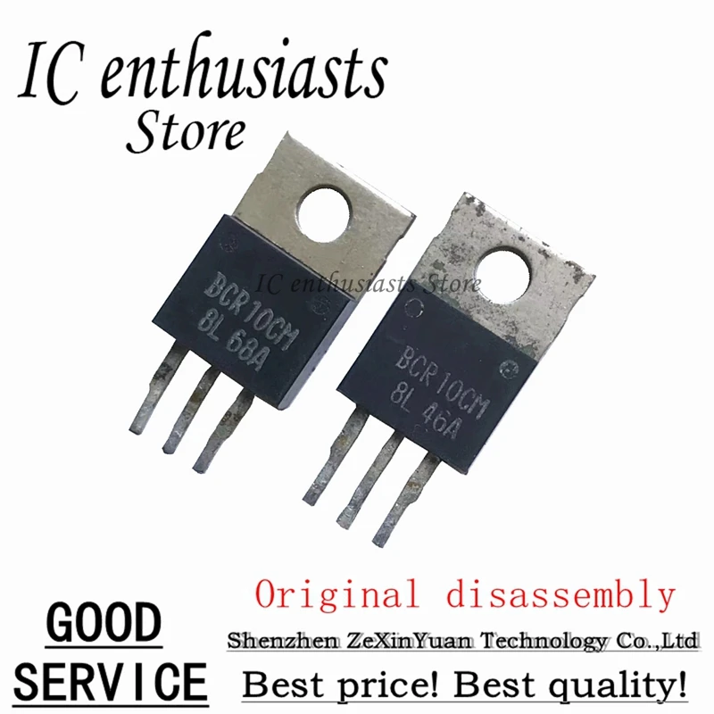 10 قطعة BCR10CM-8L BCR10CM 10A 400V إلى-220 الأصلي التفكيك