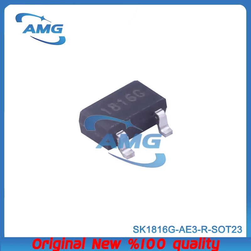 10PCS H-X-Y SK1816G-AE3-R packaged SOT-23 bipolar hall switch chip magnetic sensor