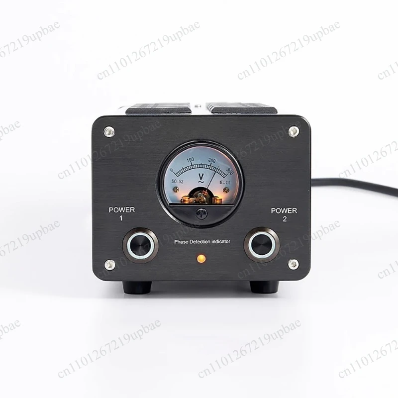 Audio Power Filter with Analog Voltage Display Yellow Backlight 3000W 15A AC 220V Hi‑Fi Power Purifier Accessory