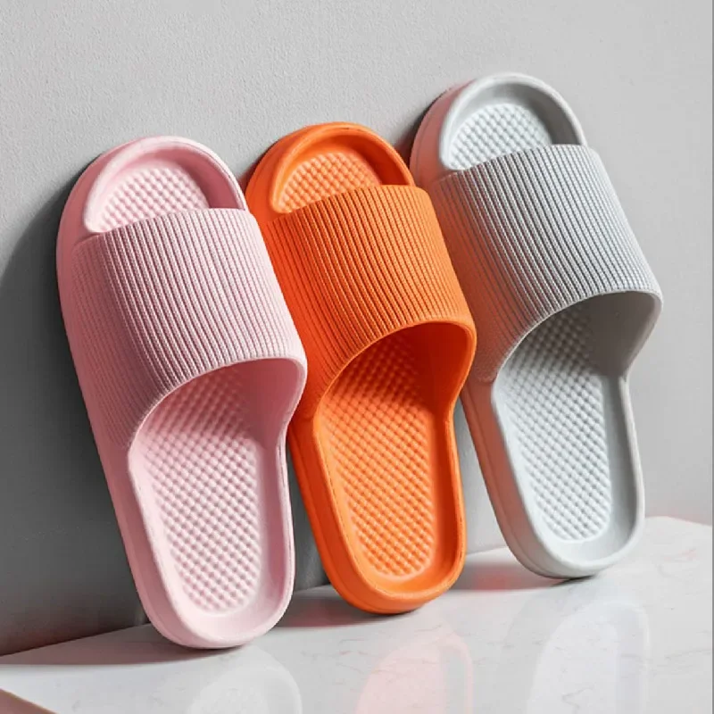 Big Size 47 48 New Fashion Men's Women's Slippers Light EVA Comfortable Home Bathroom Anti-Slip Flip-Flops Summer Beach Sandals