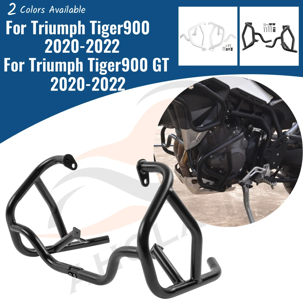 

For Tiger 900 GT Rally Pro 2020 2021 2022 2023 Crash Bar Motorcycle Engine Guard Tiger900 Lower Bumpers Protection Accessories