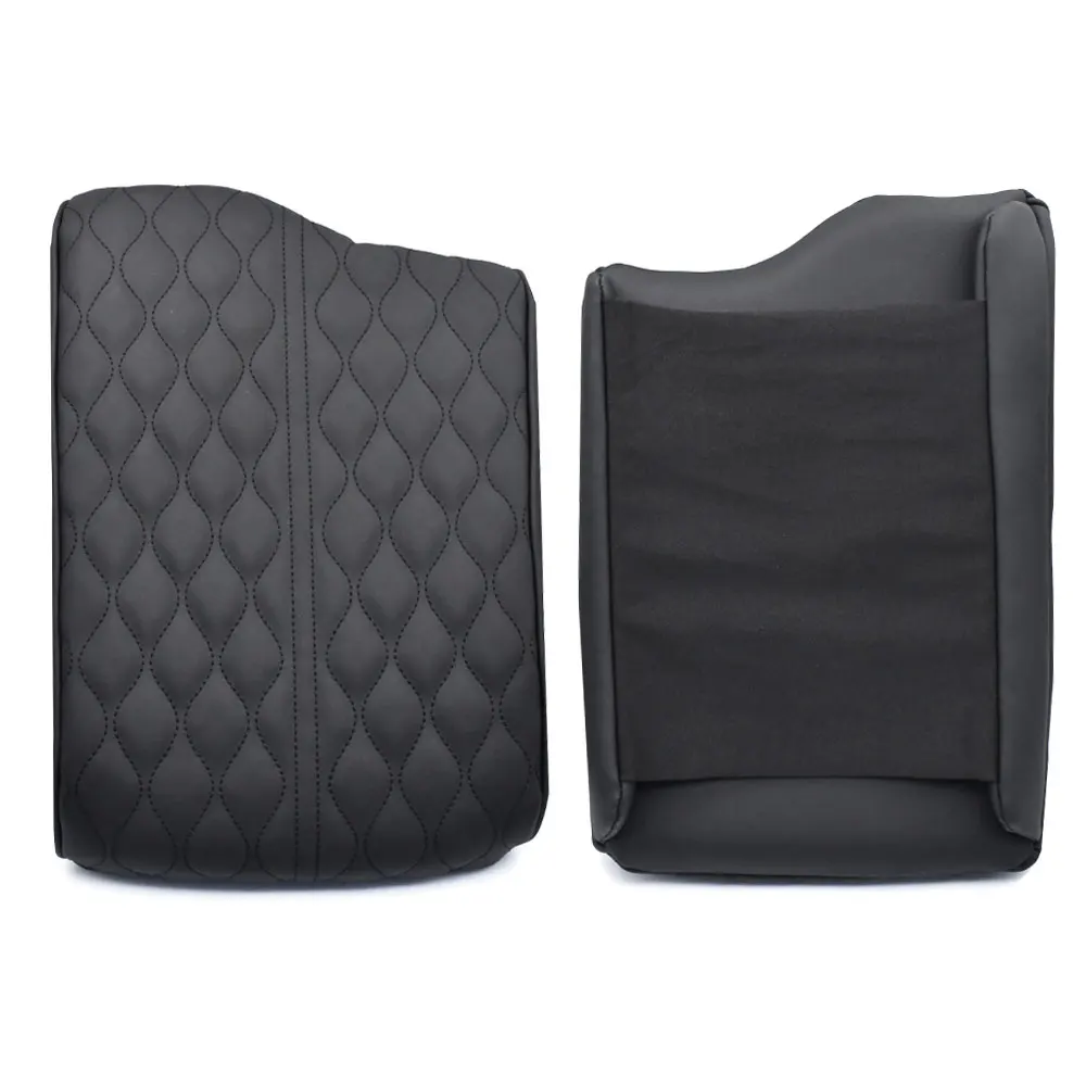 Car Armrest Box Cover Mat For Hyundai Palisade 2020 2021 2022 2023 2024 Leather Center Console Protector Pad Car Accessories