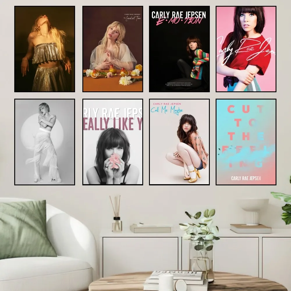 

Singer Carly Rae Jepsen Poster Home Prints Wall Painting Bedroom Living Room Decoration Office