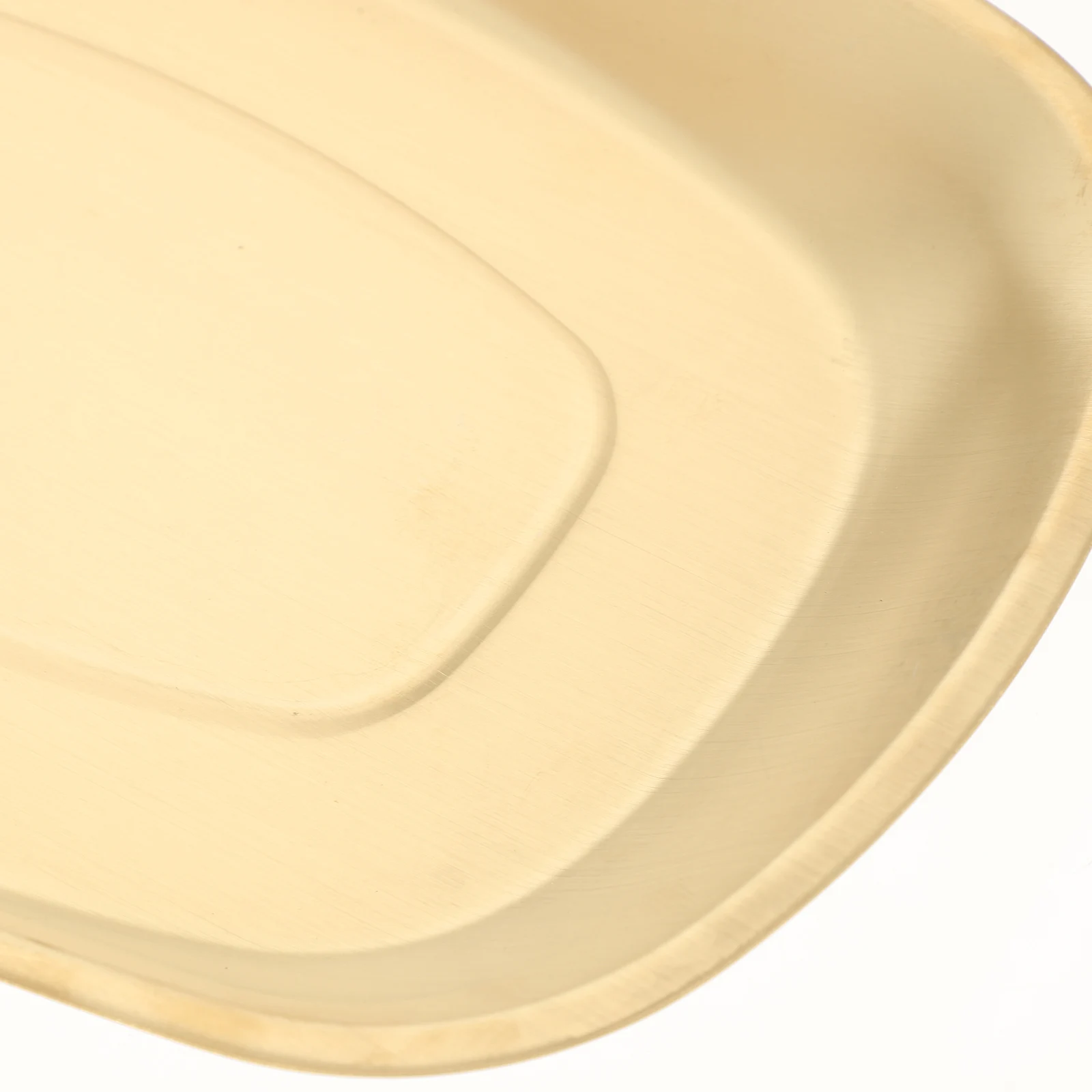 

1pc Snack Plate Stainless Steel Serving Tray For Desserts Fruits Fried Chicken Bbq Food Multi-Use Household Restaurant Camping