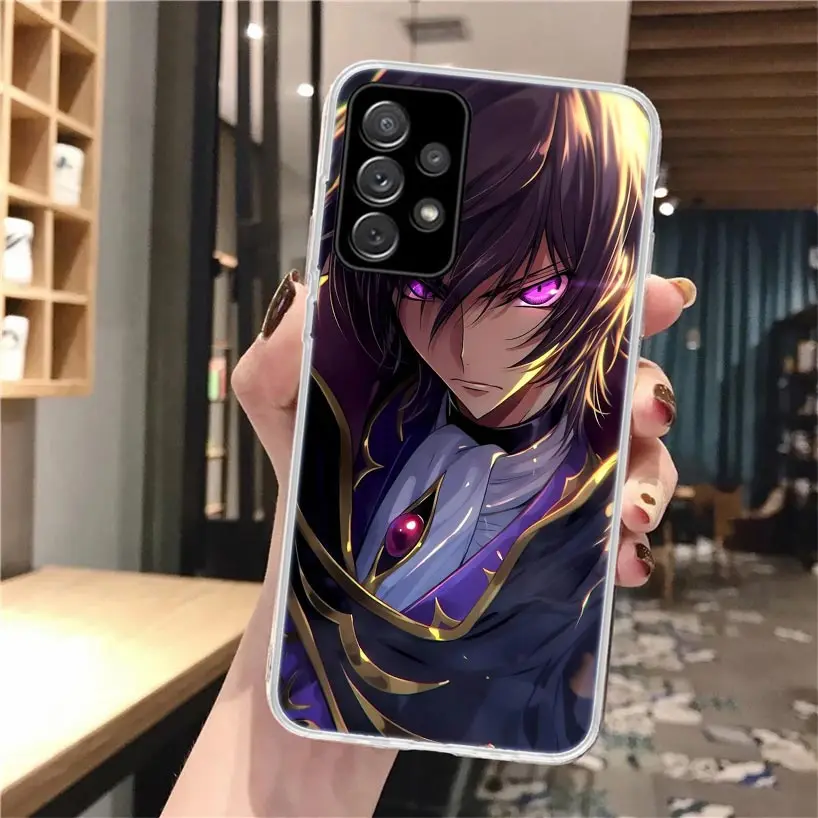 Code Geass Anime Soft Phone Case For Samsung Galaxy A51 A50 A71 A70 A10 A20E A30 A40 A41 A31 A21S A11 A6 A7 A8 A9 Plus 2018