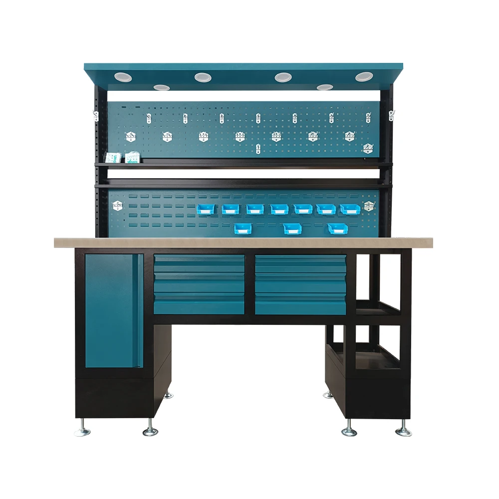 Heavy Duty Diesel Repair Workbench Work Table Steel Frame For Laboratory Workshop