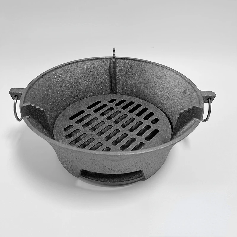 

Чугунная печь для барбекю, печь для барбекю с углем для дома, карбоновая плита, инструмент для барбекю, дерево