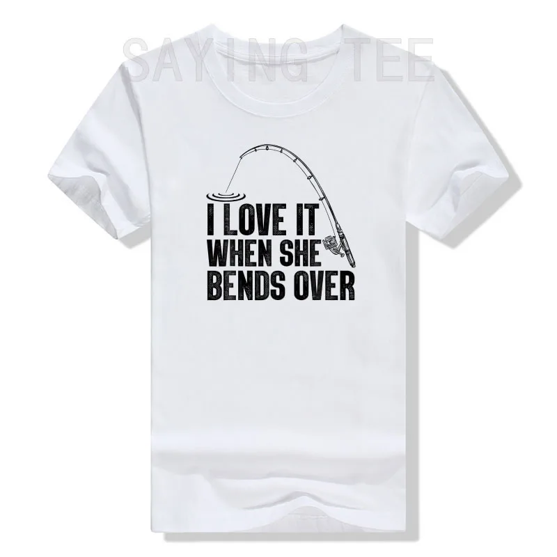Funny Fishing Design for Men Women Fisherman Fishing Rod T-Shirt Fishmen Streetwear Graphic Tee Tops Fishing-Lover Basics Outfit