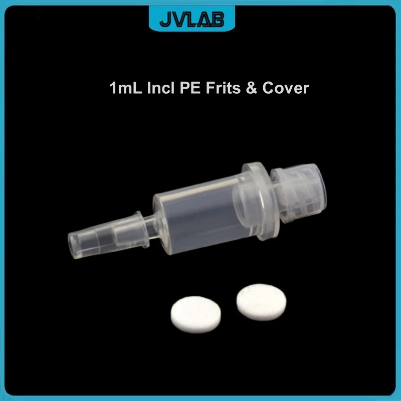 Tandem Empty Ion Column Incl Empty IC Column 1cc & PE Frits Samples Pretreatment SPE Cartridge 1mL For Solid-Phase Extraction