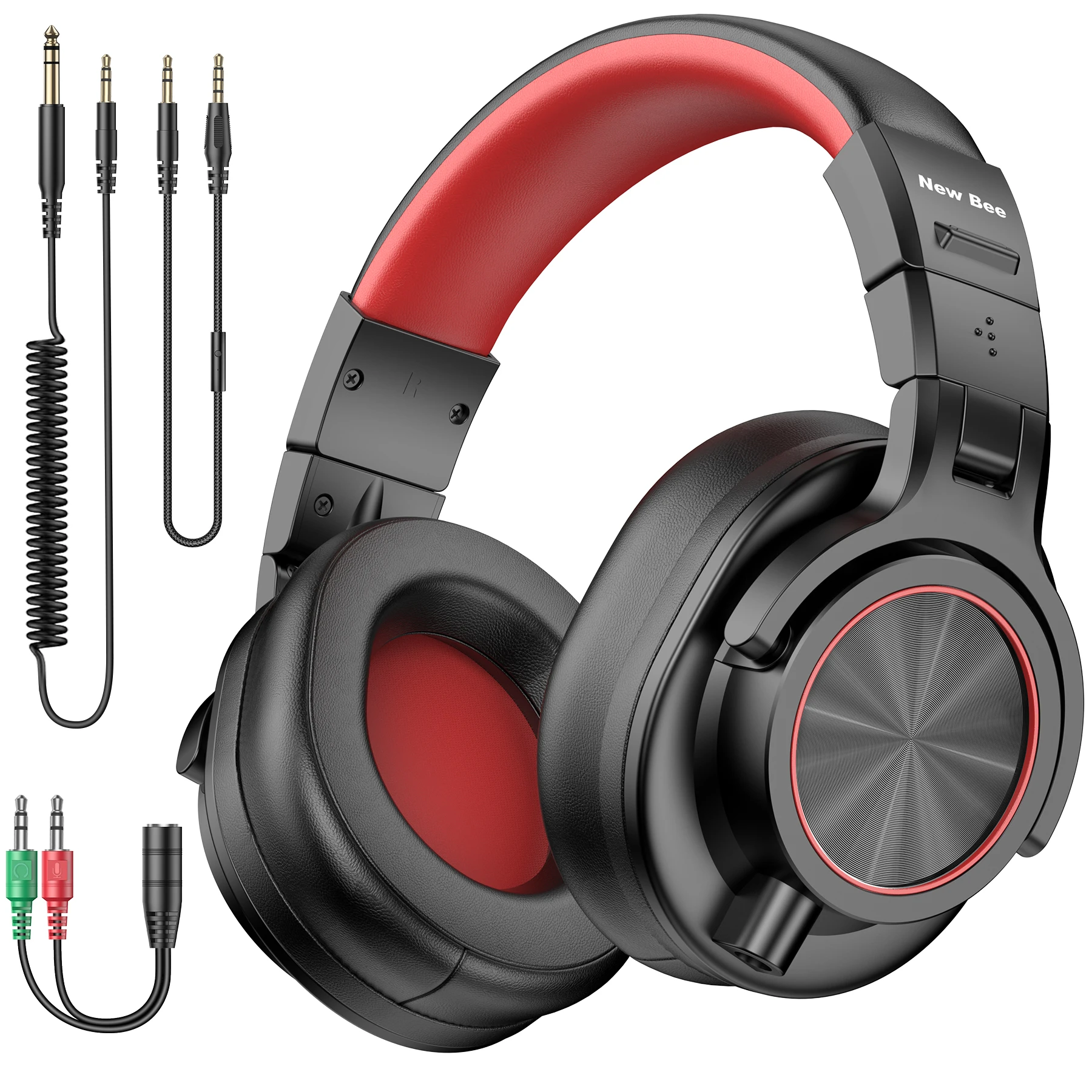 Dj Headphones Professional - Neue Bee Wired Professionelle DJ-Kopfhörer Hi-Res